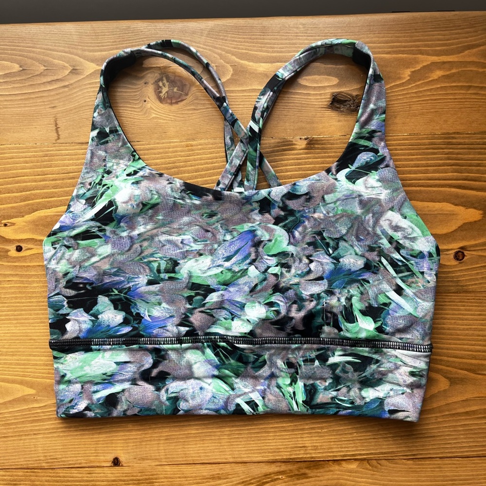 Lululemon Floral Print Sports Bra size 4